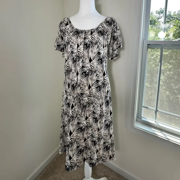 Kim Rogers Printed Cinched waist mini Dress - Picture 3 of 3